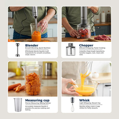 MiniBlendX 4-in-1 Hand Blender Set